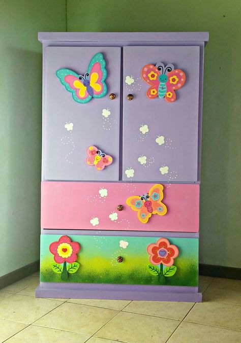 Kids Cupboard Design, Kids Wardrobe Design, Baby Cupboard, Kids Cupboard, Baby Cabinet, Wardrobe Design Ideas, Girls Room Diy, Kids Bed Design, Muebles Shabby Chic