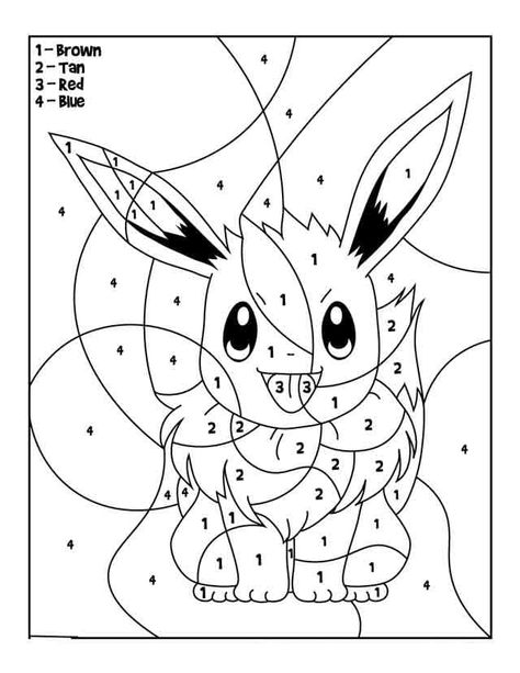 Pokemon Color By Number, Pokemon Printables, Pikachu Coloring Page, Color By Number Printable, Pokemon Craft, Birthday Coloring Pages, Pokemon Birthday Party, Math Coloring, Pokemon Party