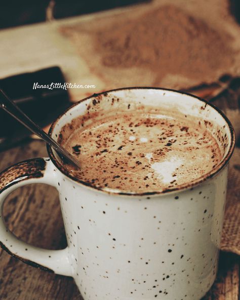 Dairy Free Hot Cocoa Mix Dairy Free Hot Cocoa, Cocoa Mix Recipe, Dairy Free Hot Chocolate, Hot Cocoa Mix Recipe, Hot Chocolate Mix Recipe, Dairy Free Brownies, Trim Healthy Mama Plan, Hot Cocoa Mix, Delicious Hot Chocolate