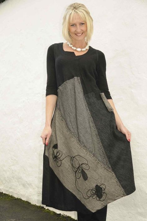 Sukienki Maksi, Clothes To Make, Boho Mode, Grey Dress, Linen Dresses, Linen Clothes, Upcycle Clothes, Sewing Clothes, Gray Dress