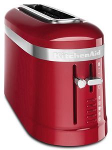 Toasters: Create the Perfect Breakfast | KitchenAid Red Kitchen Appliances, Kitchenaid Toaster, Red Toaster, 1950s Aesthetic, Kitchen Aide, Retro Kitchen Appliances, Retro Toaster, Kettle And Toaster Set, Rooster Kitchen