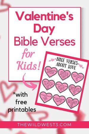 These Valentine's Day Bible verses are a great idea for celebrating Valentine's Day with kids. Use this Valentine's Day Activity (with free printable) to help your kids learn more about God. These Bible verses about love are perfect for teaching your kids that God is love! #valentinesday #valentinesdayactivities #valentinesforkids Valentines Bible Verse, Biblical Motherhood, Verse Memorization, Easter Bible Verses, Verses For Kids, Bible Verse Memorization, Christmas Bible Verses, Love Scriptures, Verses About Love