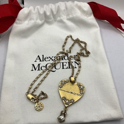 Alexander McQueen Charm Heart Pendant Alexander Mcqueen Jewelry, Mcqueen Jewelry, Heart Pendant, Alexander Mcqueen, Gift For Her, Alexander, Shop My, Gifts For Her, Plus Fashion