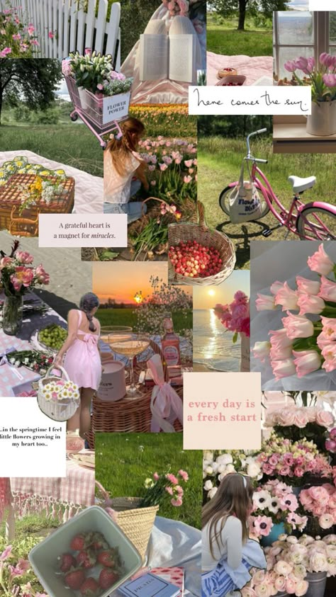 spring is so close Spring Core Aesthetic, Pink Nation Wallpaper, Good Phone Backgrounds, Spring Core, Sage Green Wallpaper, Online Scrapbook, Pink Palette, Spring Background, Wallpaper Collage