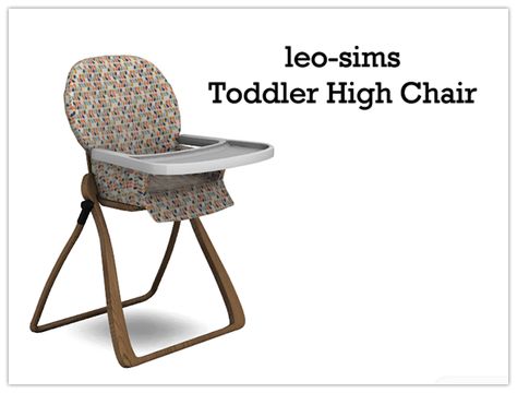 Sims 4 High Chair, Dining Chair Makeover Upholstery, Ikea Folding Chairs, Leo Sims, Toddler High Chair, Dining Chair Makeover, Cute Desk Chair, Sims Furniture, Alpha Cc