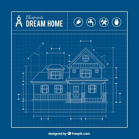 Blueprint Construction, Architecture Blueprints, Minecraft Houses Blueprints, Small Floor Plans, Mansion Floor Plan, Plans Architecture, Small Modern Home, House Design Exterior, Amazing Buildings