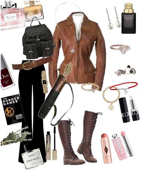 Katniss Inspired Outfits, Katniss Everdeen Outfit, Katniss Everdeen, Brown Belt, Outfit Maker, Outfit Shoplook, 2025 Vision, Office Casual, Inspired Outfits