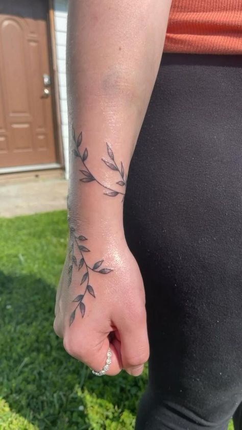 Vine Tattoo in 2022 | Vine tattoos, Around arm tattoo, Earthy tattoos Wrap Around Wrist Tattoos, Earthy Tattoos, Wrap Around Tattoo, Around Arm Tattoo, Vine Tattoo, Wrap Tattoo, Tattoo Background, Scar Tattoo, Losing 40 Pounds