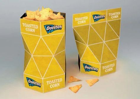 50 Clever, Quirky and Beautiful Packaging Designs | Design Shack Brilliant Packaging Design, Chips Packaging, Origami Toys, Beautiful Packaging Design, Chip Packaging, Brilliant Packaging, Fruit Packaging, Modern Packaging, Innovative Packaging