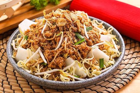 pittig gekruide tauge met uitjes Pad Thai, Ethnic Recipes