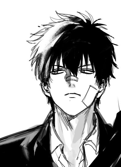 Hijikata Toshiro Fanart, Hijikata Fanart, Hijikata Toshiro Manga, Toshiro Hijikata, Gintama Hijikata, Hijikata Toshiro, Gintama Anime, Angry Face, Boy Drawing