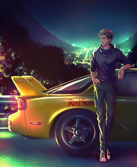 Initial D / MF Ghost Fan Page on Instagram: “What car would Keisuke drive if it wasn’t a rotary? 🤔 #initiald Save this post if you love Keisuke ☺️ For more🔥follow: @initiald.mfghost…” Initial D Fanart, Initial D Drifting, Car Fanart, Kai Core, Fd Rx7, Mf Ghost, Adidas Logo Wallpapers, Initial D Car, Tv Cars