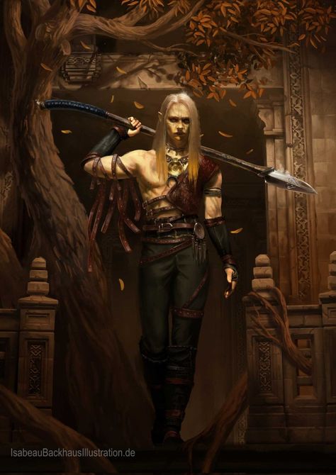 Hellboy The Golden Army, Prince Nuada, Fantasy Artist, High Fantasy, Art And Illustration, Cute Creatures, Love Painting, New Artists, New Adventures