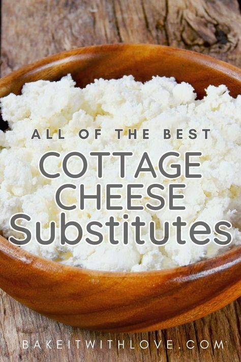 Cheese Substitute, Homemade Cottage Cheese, Cheese Recipes Homemade, Cheese Alternative, Cheese Alternatives, Butter Alternative, Cooking Substitutions, Dairy Free Alternatives, Cottage Cheese Recipes