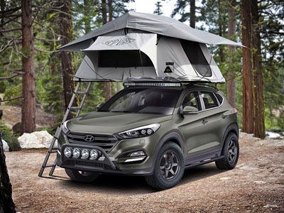 Auto Hyundai, Motorcycle Camping Gear, Off Road Wheels, Vehicle Wrap, Motorcycle Camping, Automotive News, Camping World, Hyundai Tucson, Wheels And Tires