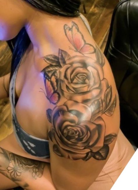 ᑭIᑎ : ᑌᖇᗷᗩᑎᗷᖇᗩTTIᗴ ʕ•ᴥ•ʔ in 2022 | Neck tattoos women, Tattoos for black skin, Shoulder tattoos for women Tattoo Designs Skull, Tattoo Designs Floral, Tattoo Designs Black And White, Tattoo Designs Watercolor, Tattoo Designs Mandala, Tattoo Designs Geometric, Cute Shoulder Tattoos, Girl Shoulder Tattoos, Girl Thigh Tattoos