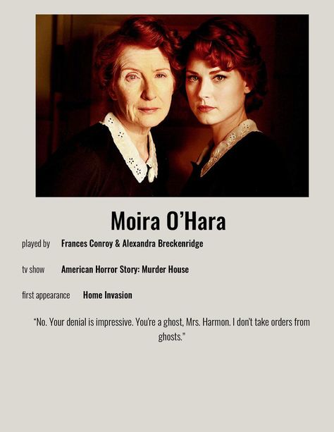 Moira Ahs, Moira O Hara, American Horror Story Art, American Horror Story Series, Frances Conroy, American Horror Story 3, Series Wallpaper, American Horror Story Seasons, New Movies To Watch