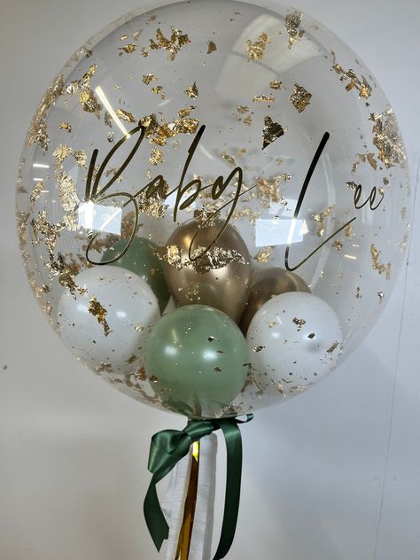 24 Balloons, Balloon Table Centerpieces, Helium Balloons Birthday, Balloon Box, Clear Balloons, Pastel Balloons, Mini Balloons, Gold Flake, Personalized Balloons