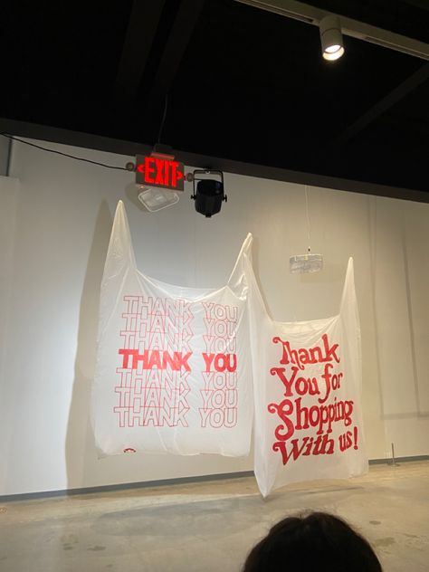 Thank You Plastic Bag, Thank You Bag, Creative Shopping Bag, Plastic Bag Art, Plastic Bag Design, Shopping Bag Design, Posters Ideas, Thank You Bags, Museum Aesthetic