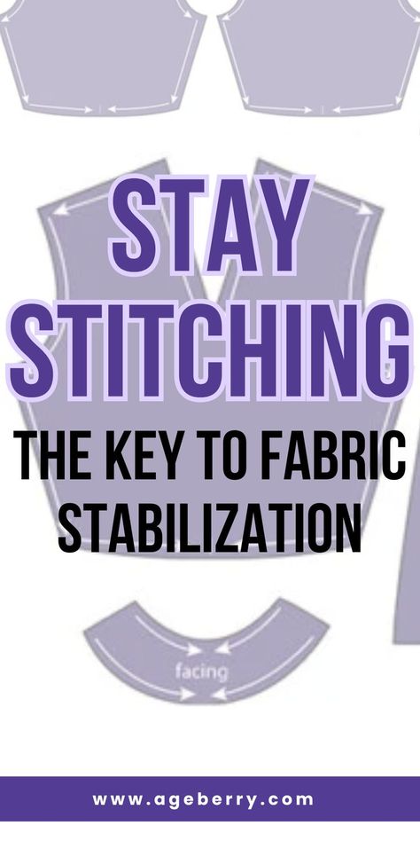 Learn the importance of stay stitching in sewing to ensure your fabric stays stable and prevents stretching during the construction process in our latest sewing tutorial. Discover why stay stitching is a crucial step in garment making and how it can improve the overall quality of your projects. Stay ahead of the curve and elevate your sewing game with this essential skill. What Is Stay Stitching, Stay Stitching, Sew Techniques, Pattern Making Tutorial, Apparel Sewing, Sewing Measurements, Threads Magazine, Sewing 101, Couture Sewing Techniques