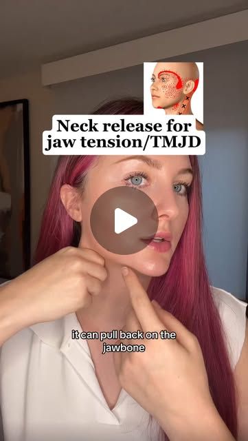 Sage | Facial Tension and Face Massage Expert on Instagram: "This also improves the jawline! Try out this simple routine and let me know how it felt. 🙂  Please note, jaw tension is a complicated beast, so you also want to address other factors.   These factors include:  ➡️ The psycho-emotional undercurrents that are making you want to clench and brace your jaw in the first place 😅  ➡️ Restricted muscle and fascia, which can be addresed using modalities like massage and myofascial release. We particularly want to work on the masseter, lower cheeks/mouth, and temporalis.   Want simple routines to address jaw tension and more? The True Face membership app provides simple routines to break the tension cycle, bringing balance and calm to your body and mind while restoring and revitalizing res Release Jaw Tension, Face Massage Benefits, Simple Routine, Jaw Clenching, Myofascial Release, Face Exercises, Jaw Bone, Face Massage, Massage