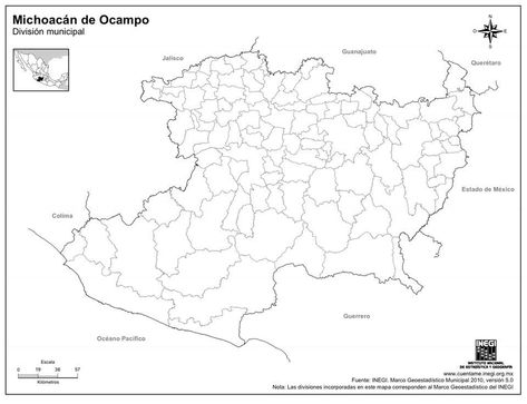 Mapa de Michoacán satelital, con municipios y sin nombres | México Desconocido World Map, Map, Iphone, Disney, Art