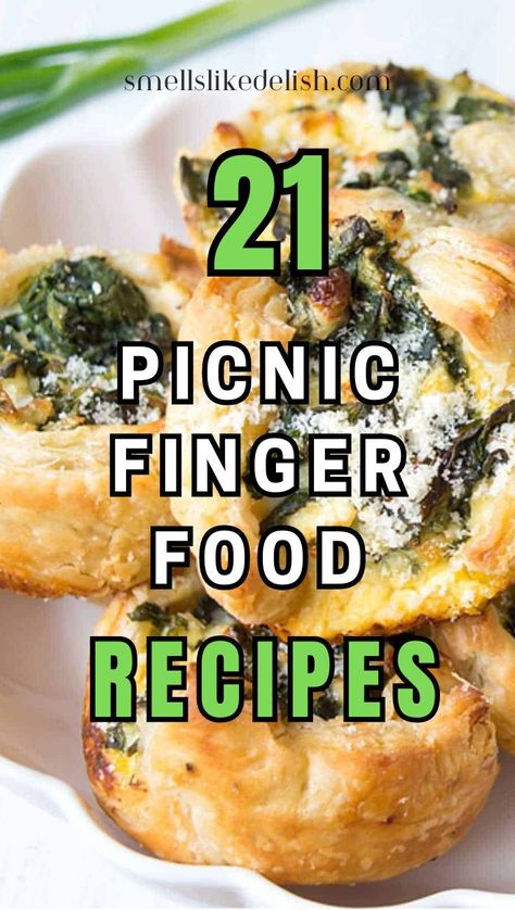 Pack the perfect picnic basket with these 21 fun and flavorful finger foods!  Discover a variety of recipes that are easy to make, easy to transport, and guaranteed to be a hit with everyone at your picnic. Picnic Entree Ideas, Snacks For Bridge Club, Picnic Snack Ideas Simple, Playdate Food Ideas, Park Food Ideas, Fall Picnic Food Ideas, Finger Foods Ideas, Fall Picnic Food, Picnic Finger Foods