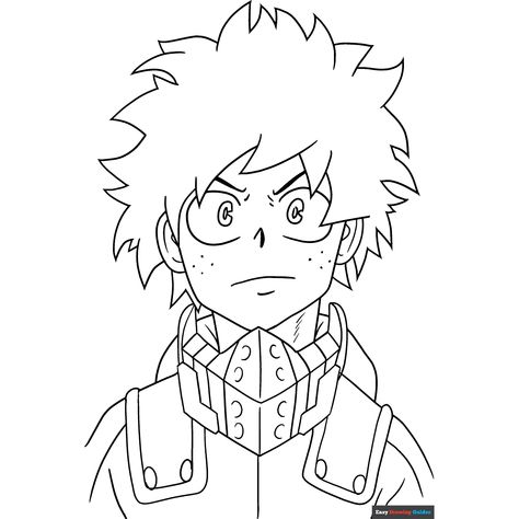 Free Deku from my Hero Academia Coloring Page for Kids Dark Academia Sketches, My Hero Academia Drawing, Character Coloring Pages, Hero Academia Drawing, Academia Drawing, Awesome Drawing Ideas, Art Inspiration Easy, Boys Coloring Pages, People Coloring Pages