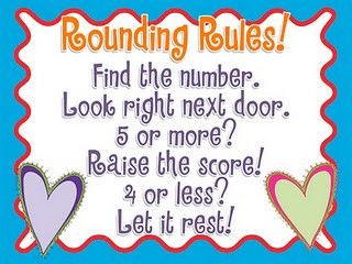 rounding rules Math Rhymes, Rounding Rules, Maths Tips, 16 Wishes, Rounding Numbers, Homework Ideas, Math Charts, Math Journal, Teacher Helper