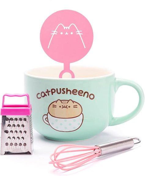 Barista Essentials, Pusheen Gifts, Pusheen Collection, Pusheen The Cat, Cat Cup, Pusheen Cute, Novelty Cups, Cappuccino Mugs, Essentials Set