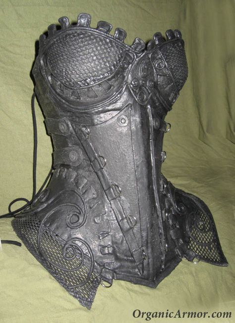 Steampunk Corset 3 by ~organicarmor on deviantART Metal Corset, Steampunk Corset, Steampunk Costume, Corsets And Bustiers, Fantasy Costumes, Corset Lingerie, A Pic, Steampunk Fashion, Fantasy Fashion