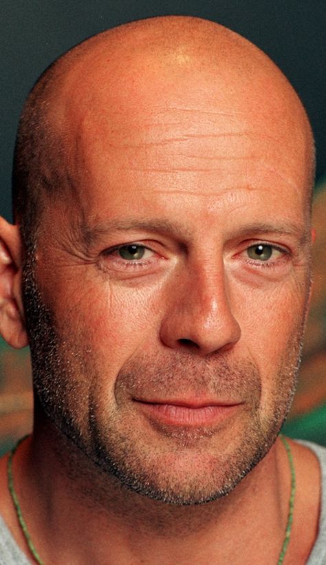 Virgo Celebrities, Bald Men Style, Stunt Doubles, Hollywood Men, Celebrity Stars, People Of Interest, My Queen, Man Movies, Bruce Willis