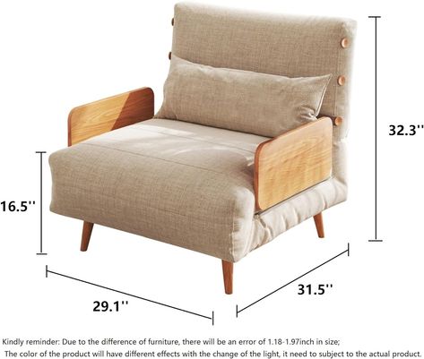 Amazon.com: JASIWAY Convertible Chair Bed Sleeper, 3-in-1 Futon Sofa Bed Chair, Chaise Lounge Sofa Bed Couch, Fabric Sofa Sleeper Chair Recliner Sofa Chair for Small Space Apartment, Beige (29.1“) : Home & Kitchen Reading Chaise, Chair For Small Space, Chaise Beige, Sleeper Chair Bed, Sofa Bed Couch, Convertible Chair, Futon Chair, Lounge Couch, Single Sofa Bed