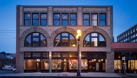 Shed Architecture, Modern Office Building, Dance Studio Design, Historic Windows, Studio Building, Modern Architects, Commercial Architecture, Design Exterior, Historic Preservation