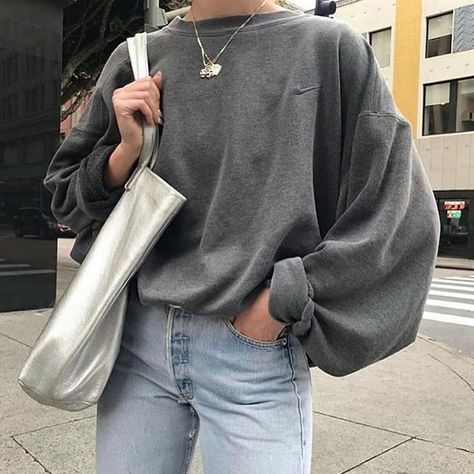 Millennials Fashion, Denim On Denim, Vogue Knitting, Mode Casual, Mode Inspo, 가을 패션, Casual Fall Outfits, Mode Vintage, Looks Style