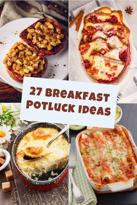 Here's our epic list of Breakfast Potluck Ideas to inspire your next morning get-together! Breakfast Potluck Ideas, Breakfast Potluck, Work Breakfast, Work Potluck, Smores Dip, Easy Potluck, Menu Sarapan Sehat, Potluck Ideas, Breakfast For A Crowd