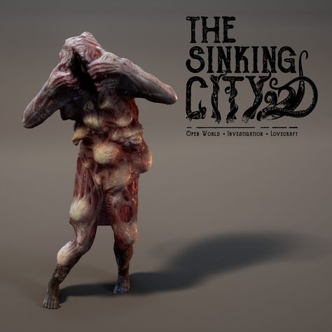 Sinking City Game, Monster Types, Zombies Apocalypse Art, Body Horror, City Games, Apocalypse Art, Dead Space, Call Of Cthulhu, Silent Hill