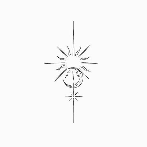 Celestial Art Tattoo, Women Art Tattoo, Celestial Spine Tattoo, Sun Spine Tattoo, Sun And Moon Spine Tattoo, Rising Sun Tattoo, Tattoo Celestial, Moonlight Tattoo, Rising Sun Tattoos