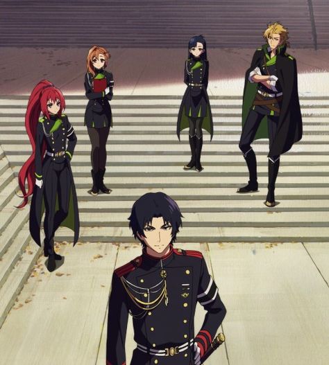 Guren Squad Seraph Of The End Guren, Moon Demon, Anime Bebe, Mikaela Hyakuya, Seraph Of The End, Owari No Seraph, Anime Baby, Attack On Titan Anime, All Anime