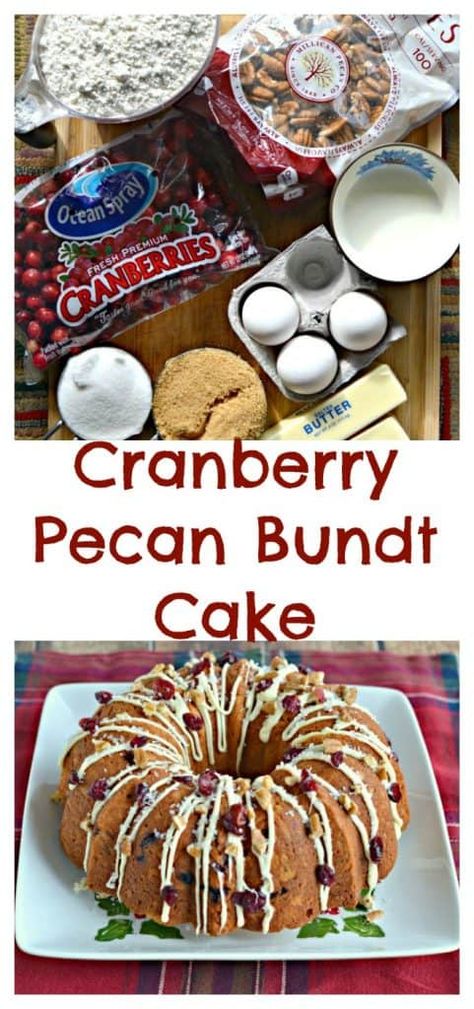 Everything you need to make my Cranberry Pecan Bundt Cake Bundt Cake Recipes | Cake Recipes | Cranberry Recipes | Holiday Cake Recipes | Christmas Cake Recipes | Pecan Recipes | Pecan Cake | Cranberry Cake | Bundt Cake | Holiday Recipes | Christmas Recipes Holiday Cake Recipes Christmas, Cake Recipes Christmas, Pecan Crusted Pork Chops, Pecan Bundt Cake, Holiday Cake Recipes, Bundt Cake Recipes, Cake Bundt, Christmas Eats, Chicory Recipe