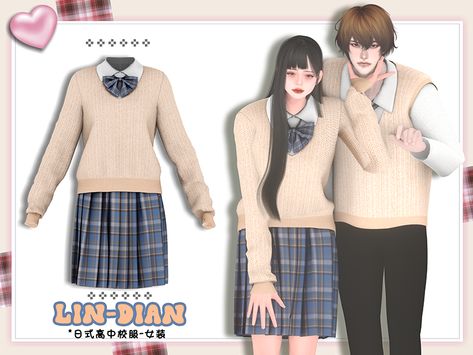 Female Uniform, Sims Packs, Cc Mods, Sims 4 Anime, Free Sims 4, Sims 4 Body Mods, Sims 4 Gameplay, Sims 4 Teen, Sims 4 Dresses