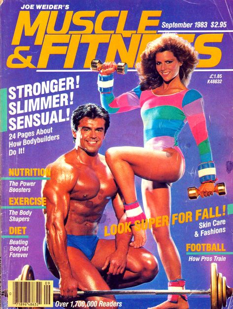 Oily Biceps and Neon Spandex: Muscle & Fitness Magazines of the 1980s - Flashbak 1980s Aerobics, Arnold Schwarzenegger Bodybuilding, Schwarzenegger Bodybuilding, Retro Fitness, Joe Weider, Workout Splits, Fitness Photos, Fitness Magazine, Workout Supplements