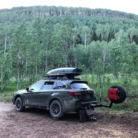 Subaru Outback Camping 2015 Subaru Outback Mods, Subaru Outback Camping, Subaru Outback Accessories, Subaru Outback Lifted, Subaru Offroad, Subaru Hatchback, Outback Car, Subaru Camping, Subaru Suv