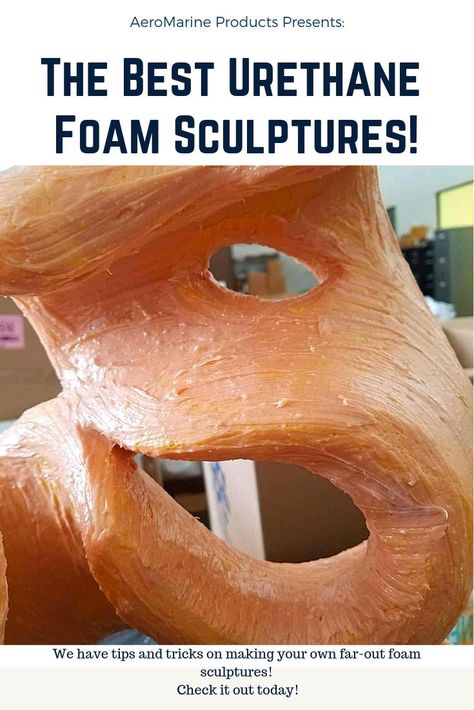 if you've seen our previous blog post about the artist Frank Holder, you may have wondered how you can make your own abstract expressionist pieces. We are here today to show you how! Read on to find out more! Fiberglass Sculpture Diy, Foam Core Sculpture, Fibreglass Mould Making, Polyurethane Foam Sculpture, Foam Sculpture, Fiberglass Mold, Expanding Foam, Foam Art, Foam Insulation