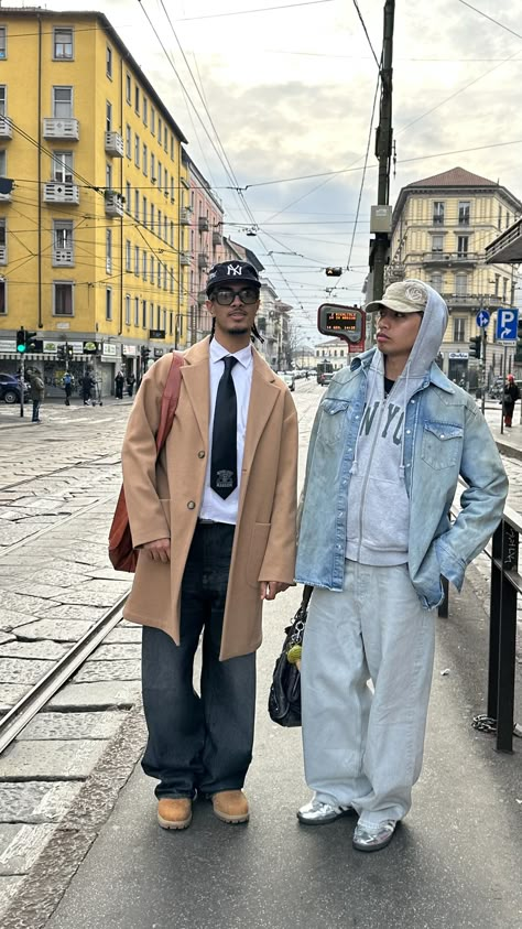 Nyfw Men, La Fashion Men, Street Wear Style Men, Streetwear Suit Men, Fancy Streetwear Men, Mens Monochromatic Outfit, Businesscore Fashion Men, France Fashion, Business Core Outfits