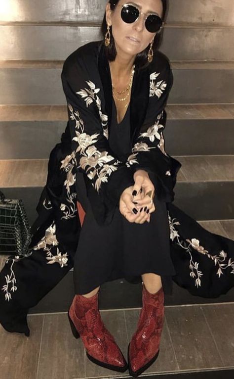 Look Boho Chic, Mode Kimono, Looks Chic, Kimono Fashion, Outfits Casuales, Kimonos, Look Fashion, Passion For Fashion, Boho Style