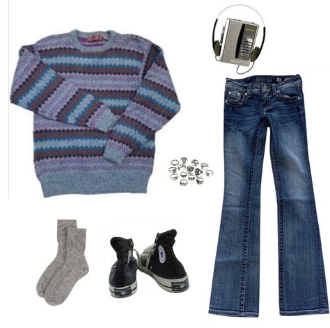 #bellaswanoutfit #vintageoutfit #grandpasweater #vintagesweater #gilmoregirlsoutfit #twilightoutfit #trendyoutfit 2000s Fashion Outfits Rory Gilmore, Outfit Shuffles, Gilmore Girls Fashion, Gilmore Girls Outfits, Early 2000s Fashion, Outfit Layout, Outfit 90s, Wardrobe Style, Fall Fashion Outfits