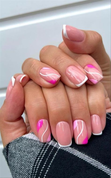 Simple Fall nails 2022 for your Autumn mani inspo Fall Nails 2022, Do It Yourself Nails, Dot Nail Designs, Barbie Nails, Colourful Nails, Unghie Nail Art, Girly Acrylic, Simple Fall Nails, Barbie Ideas