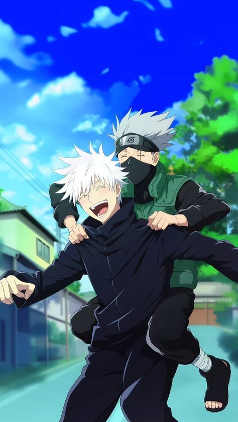 【GOJO & KAKASHI】 ⁀➷ Wallpaper ✪ Kakashi And Gojo, Gojo And Kakashi, Kakashi Wallpaper, Kakashi Drawing, Naruto Painting, Anime Picture Hd, Lion Photography, Best Anime Drawings, Anime Drawing Books