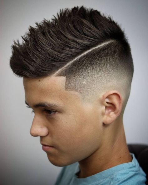 Kids Mohawk Haircuts: For Boys + Girls Fohawk Haircut Fade Kids, Boys Haircut Faux Hawk, Little Boy Mohawk Faux Hawk, Mohawks For Boys, Fohawk Boys, Faux Hawk Boy, Kids Faux Hawk Boy Hair, Fohawk Haircut For Boys, Boys Mohawk Haircut Kids